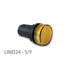 800713, Лампа сигнальная светодиодная 24 В AC/DC LIND24 - S/Y